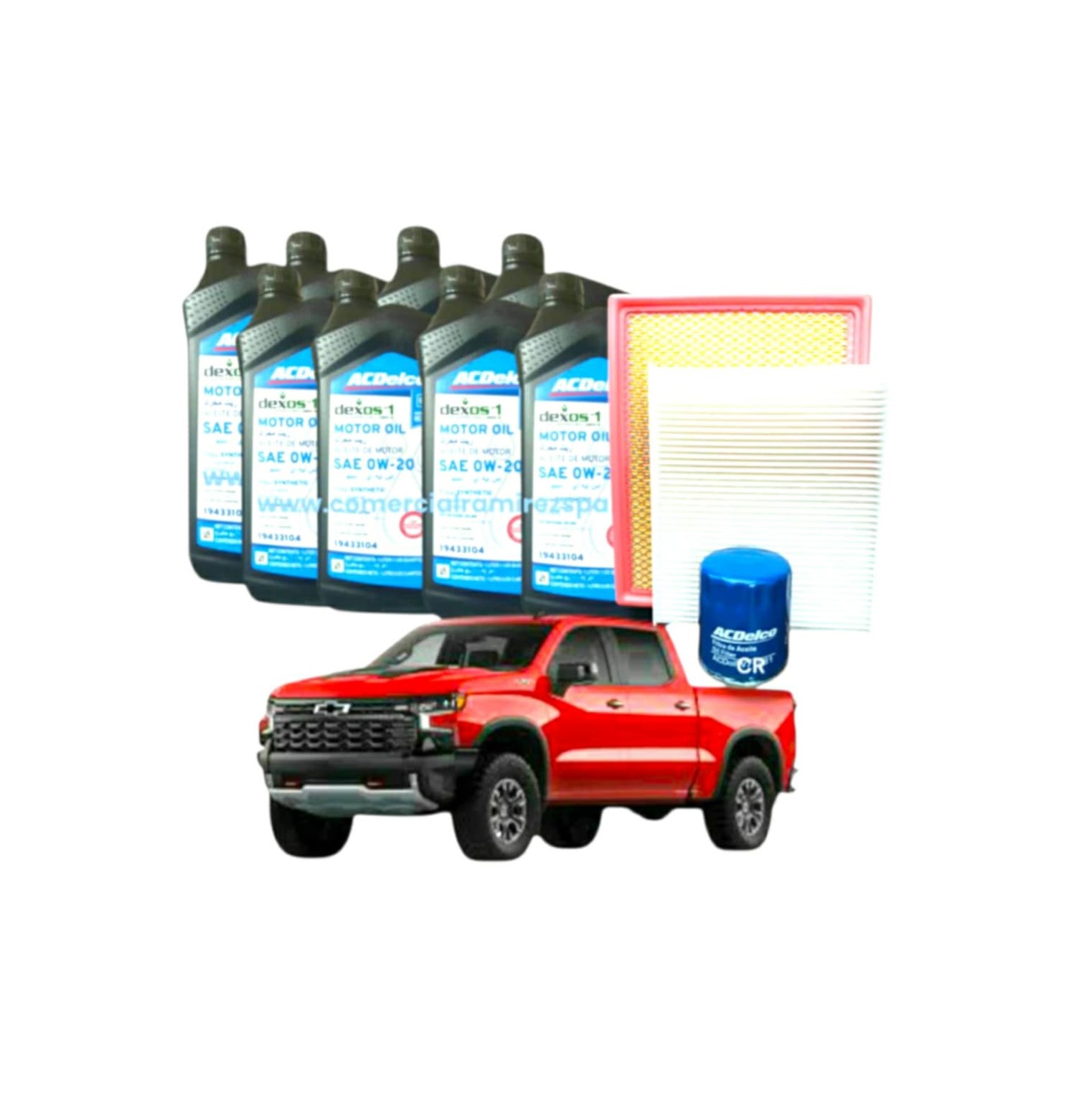 kit mantencion Chevrolet Silverado 5.3 año 2007 a 2018