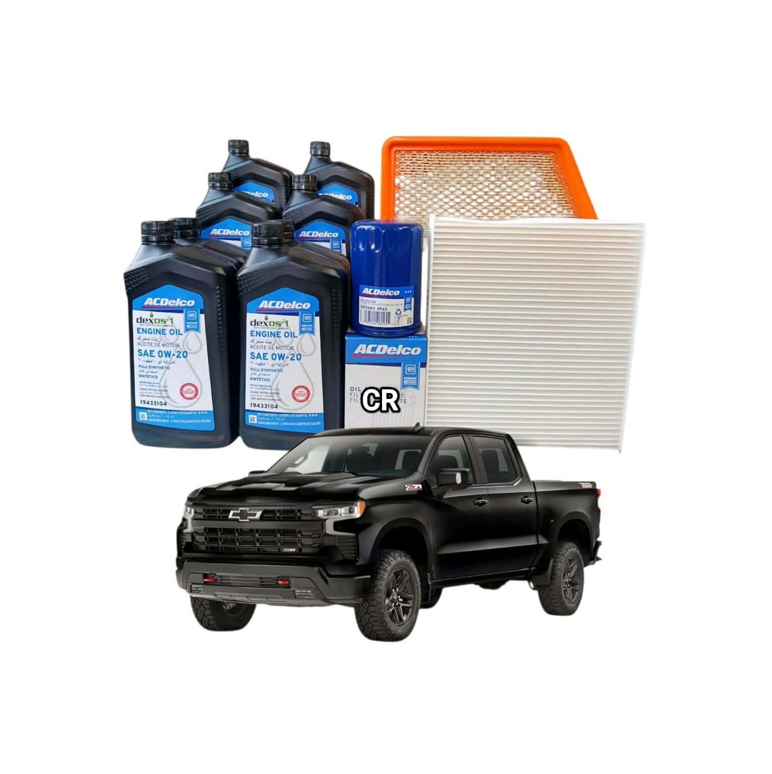 kit mantencion Chevrolet Silverado 5.3 años 2019 al 2026
